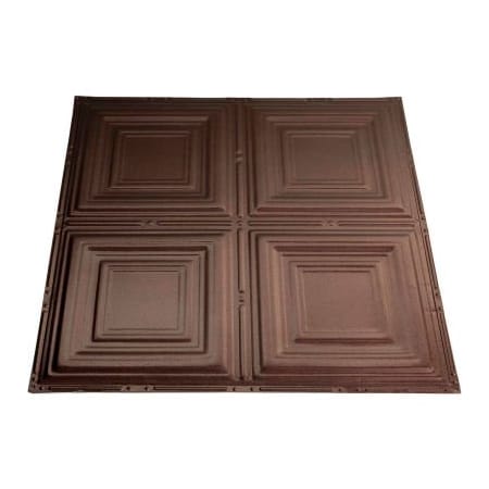 Acoustic Ceiling Products Great Lakes Tin Syracuse 2' X 2' Lay-in Tin Ceiling Tile in Penny Vein - Y50-05